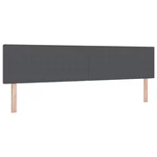 Uzglavlje Tamno siva 200 cm Kordura tekstil