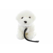 Uni-Toys Plišasti maltežan s povodcem 28 cm