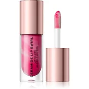 Makeup Revolution Ceramide Swirl vlažilni sijaj za ustnice odtenek Sweet Soft Pink 4,5 ml