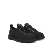 Calvin Klein Nizki čevlji Combat Hiking Shoe Mix Mat Wl HM0HM02248 Črna