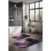 Lessentiel Maison Set prostirki za kupatilo CT-5153, 2 Komada, Ljubicasta