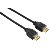 HAMA Hitri kabel HDMI™, vtič - vtič, Ethernet, pozlačen, 1,5 m