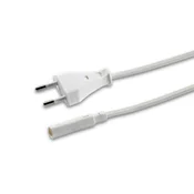 Hera Omrežni priključni kabel HVLCS 43/2000, 2 m, vtič, enojni - bela - Plastika