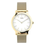 Ročna ura Timex Transcend TW2U86800 Gold/White
