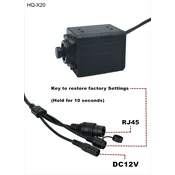 KJB Mini žična IP kamera, senzor IMX415, 30 sn./s, 1,56 mm, 12 V