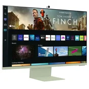 SAMSUNG LS32BM80GUUXEN 81,3 cm (32) UHD monitor s Smart TV izkušnjo in prepoznavno ozko obliko M80B - Samsung - 32