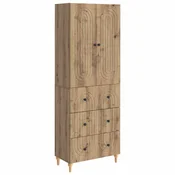 vidaXL Set omar 2 pcs 66 x 34,5 x 90 cm Inženirski les