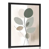 Plakat abstraktne botanične oblike No1 - 60x90 no frame