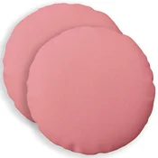 vidaXL Prevleka za blazino 2 kos HEERLEN Roza O 30 cm Blago