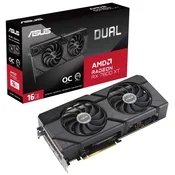 ASUS Obnovljeno - kot novo - Grafična kartica Asus Dual Radeon Rx 7800 Xt Oc Edition 16 Gb Gddr6, (5000150041)