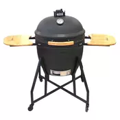 KAMADO ŽAR PATTERN FISH MATT ČRN fi22, 56cm