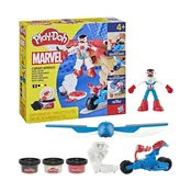 Ustvarjalni komplet Play-Doh Marvel Captain America Moto-Slicer (G0555)