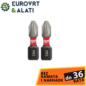 Milwaukee Udarni bitovi PH SHOCKWAVE ojacani 1/4 Gen II PH2 25 mm 2/1