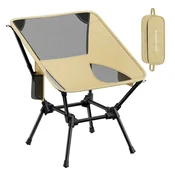 Songmics Kamp stol 48x56x69 cm rjav