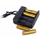 Bailong Univerzalni polnilnik za 4 baterije tipa 18650 4,2V