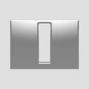 05 320 81 0000: SANIT okvir za tipko BRIGHT, krom
