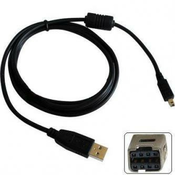 Logotip Kabel USB (2.0), USB A moški - 8-pinski moški, 26726, 1,8 m, črn, MINOLTA, PRODAJA