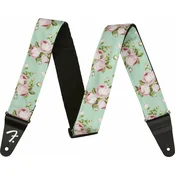 Fender Floral Strap Surf Green Tekstilni remen za gitaru (Kao novo)