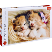 Trefl - Puzzle Sleeping cats - 500 kosov