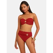 love & roses Bikini hlačke rdeča