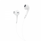 DENMEN DR01 Slušalice- handsfree 3,5mm sa mikrofonom bele