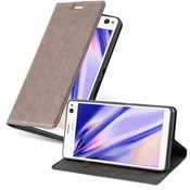 Cadorabo Cadorabo Ohišje, združljivo z Sony Xperia C4 v kavovinsko rdeča - Zaščitni ovitek z magnetnim zapiranjem, stoječo funkcijo in režo za kartice, (20549153)