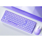Tastatura i mis Aula AC210 Purple combo 2.4G