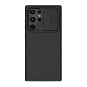 Infostyle Ovitek za telefon Nillkin Silky Silicone Samsung Galaxy S23 Ultra Črna