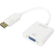 Adapter DisplayPort 1.2 (m) => VGA (ž) Logilink - 15cm (CV0059B)