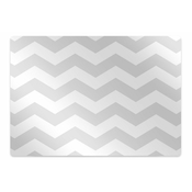Decormat Podloga za pisarniški stol Gray zig zaks 120x90 cm 2 cm