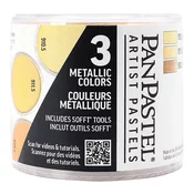 Komplet kovinskih pastelov PanPastel - zlati