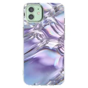 Silikonski prozorni ovitek za Apple iPhone 12 - Iridescent bubbles
