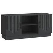 Vidaxl TV omarica Črna 102 x 34,5 x 47 cm Inženirski les