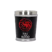 NEMESIS NOW Nemesis Now Fire and Blood Igra prestolov, 12 cm črno steklo, (21365808)