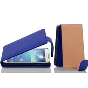 Cadorabo Cadorabo Ohišje, združljivo z Samsung Galaxy MEGA 5.8 v mornarsko modra - Zaščitni ovitek v obliki flipa iz teksturiranega umetnega usnja, (20563727)