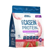 Applied Nutrition - 100% Casein Protein, okus jagodne smetane - 900g