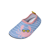 PLAYSHOES Čevelj za na plažo/kopanje Krebs golobje modra/gorčica/roza