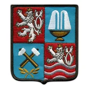 shumee Našitek Karlovarski kraj - grb - Našiv - Vezeni našitek/značka/emblem