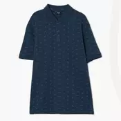 Cropp - Polo majica s printom - navy