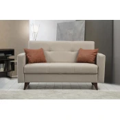 Atelier del Sofa Dvosed na razvlacenje Polya 151x86x75cm Bež