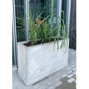 Casa Padrino concrete flower pot gray 120 x 40 x H. 74 cm - Rectangular concrete plant pot