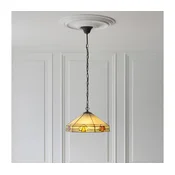 Endon 111989 - Luster na lancu Tiffany NEVADA 3xE27/10W/230V precnik 40 cm