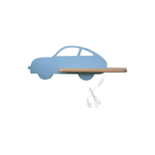 Car Wall Lamp 5W Led 4000K Wl Iq Kids With Cable, Switch And Plug Blue