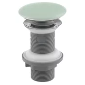 Odtok za umivalnik 5/4, click-clack, keramični zamašek, 20-70 mm, zelena meta - Zelena - Isvea - 24 - Plastika - 5/4 - 14