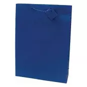 Dekorativna torba CREATIVE Special Simple XL 33x46x10 cm jednobojna plava s vezicom 71452