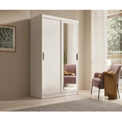 Garderobna omara Hailey - 120 cm - bela