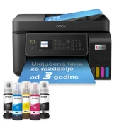 EPSON L5310 EcoTank 4in1 print-scan-copy-fax, Color, A4, 5760X1440, Wi-Fi, LAN, ADF, LCD, Manual Duplex