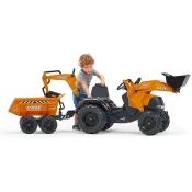 Traktor i bager s prikolicom Falk Case CE MAXI