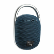 Techly Techly Bluetooth 5.3 5W TWS LED/MP3/USB/TF blue