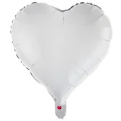 33 Folija balon v obliki srca TG66235-1 Bel helijev Valentinov zaroka poroka